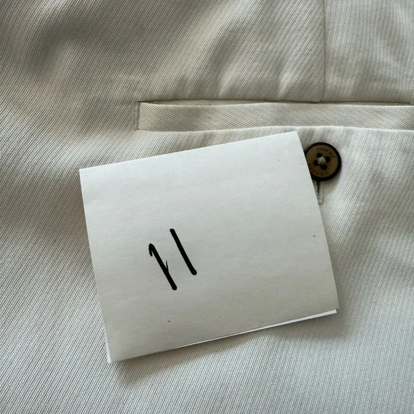 Tommy Bahama Men's Classic Off White Pants Silk Cotton Blend - Picture 6 of 6